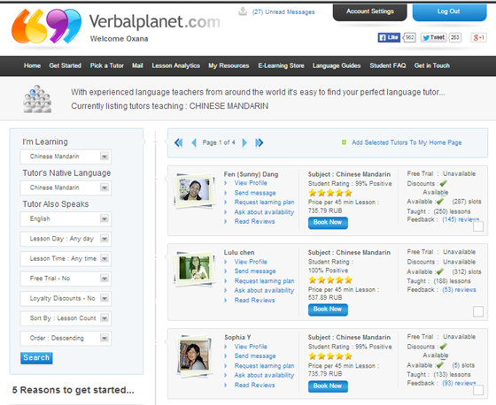 Learning Mandarin online with Verbalplanet